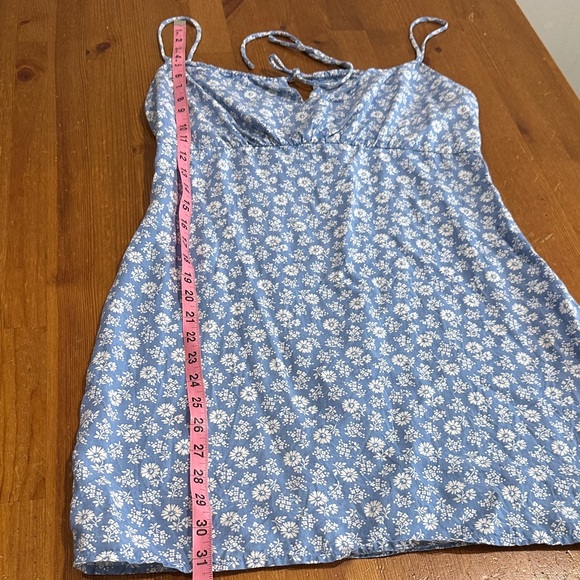 Reformation Blue Floral Mini Dress - Picture 5 of 10